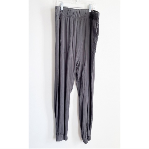 Lunya Restore Draped Jogger Mercurial Gray Pajama Pants SIze XL - Picture 2 of 6